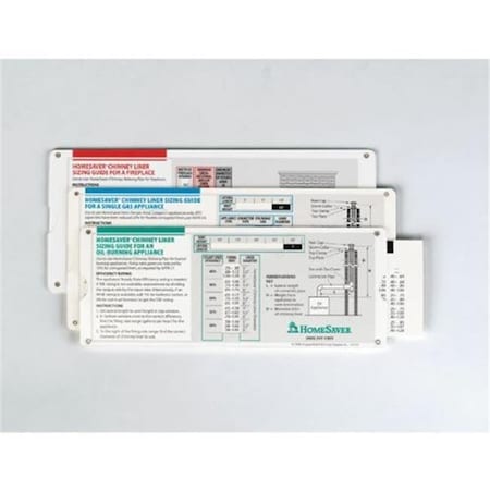 American Slide Chart Corp AMERICAN SLIDE CHART CORP. 98710 HomeSaver Gas Liner Sizing Guide 98710